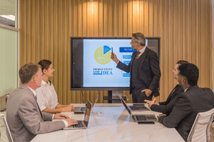 Professional attending Certified Lean Six Sigma Green Belt training course for process improvement and quality management