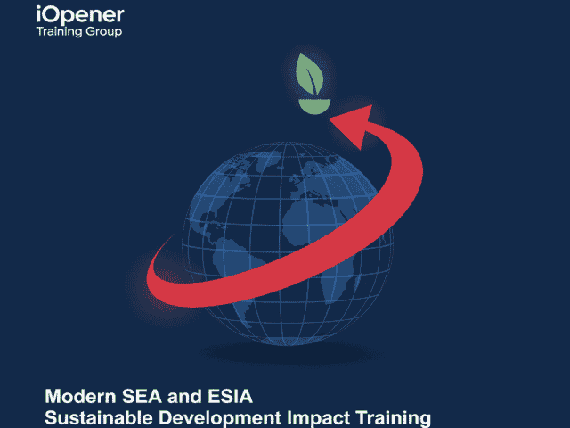 دورة تقييم الأثر البيئي والاجتماعي والتنمية المستدامة (SEA وESIA)