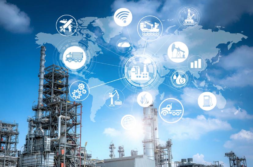 أفق مدينة لندن مع شعار مؤتمر سلاسل التوريد والتحول الرقمي في النفط والغاز يوليو 2026