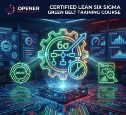 دورة تدريبية معتمدة في برنامج الحزام الأخضر لمنهج Lean Six Sigma